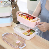 Single/Double Layer Lunch Box Stainless Steel Lunch Box Student Adult Food Container Picnic Car Office Bento Box with Lunch Bag