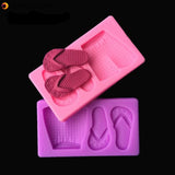 Slippers Trousers Silicone Mold Fondant Cake Mould