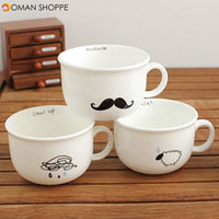 Small Raindrops Sheep Beard Bird Ceramic Coffee Cup