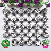 Snow Style Pastry Nozzle New Year Christmas Snowflakes Piping Tips Fondant  Cake DIY Decorating Tools