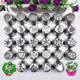 Snow Style Pastry Nozzle New Year Christmas Snowflakes Piping Tips Fondant  Cake DIY Decorating Tools