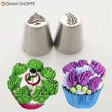 Snow Style Pastry Nozzle New Year Christmas Snowflakes Piping Tips Fondant  Cake DIY Decorating Tools