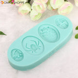 Spiders And Plants Sugar Silicone Cake Mold Creative Baking Tools Multifunction Kitchen Accessories