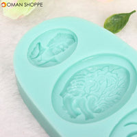 Spiders And Plants Sugar Silicone Cake Mold Creative Baking Tools Multifunction Kitchen Accessories