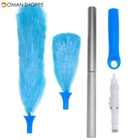 Spin Duster Electric Feather Duster 360° Rotary Bending Cleaning Brush Removal Dust Collector Rotary Cleaner Home Cleaning