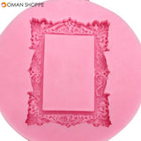 Square Frame Fondant Mold Silicone Mould Cake Decoration Tool Multifunction Baking Accesseries