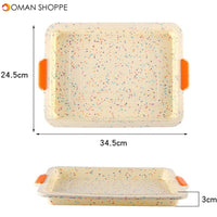 Square Silicone Baking Tray Pan Mold Pan Bread Cake Mold Bakeware Mould DIY Pan Form High Temperature Resistant Cake Tool