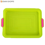 Square Silicone Baking Tray Pan Mold Pan Bread Cake Mold Bakeware Mould DIY Pan Form High Temperature Resistant Cake Tool