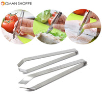 Stainless Steel Fish Bone Remover Pincer Puller Tweezer Tongs Pick Up Tool Craft Home Kitchen Gadget