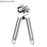 Stainless Steel Heavy Duty Can Bottle Jar Tin Lid Opener Manual Kitchen Opening Tool