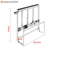 Stainless Steel Kitchen Dish Drying Rack Dish Drainer Rack Storage Shelf Rack Cup Plate Dish Rack Holders Organizer