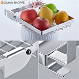 Stainless Steel Kitchen Dish Drying Rack Dish Drainer Rack Storage Shelf Rack Cup Plate Dish Rack Holders Organizer