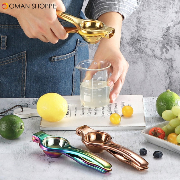 Stainless Steel Lemon Juicer Orange Press Squeezer Handmade Juice Extractor Hand Press Fruit Juicer