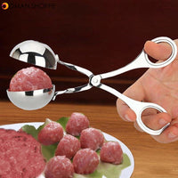 Stainless Steel Meatball Maker Meat Ballers Meatball Clip DIY Fish Meat Rice Ball Maker Meatballs Mold Home Kitchen Cooking Tool