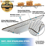 Stainless Steel Nonstick Cooling Rack Cooling Grid Baking Tray For Biscuit/Cookie/Pie/Bread/Cake Baking Rack