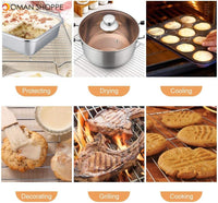 Stainless Steel Nonstick Cooling Rack Cooling Grid Baking Tray For Biscuit/Cookie/Pie/Bread/Cake Baking Rack