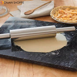 Stainless Steel Rolling Pin Non-stick Pastry Dough Roller for Kitchen Baking Accessories