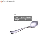 Stainless Steel Round Spoon Soup Spoon Table Spoon Cutlery