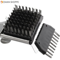 Steel Wire Grill Steam Cleaning Tool BBQ Brush Cleaner Barbecue Tool Cleanig Brushes