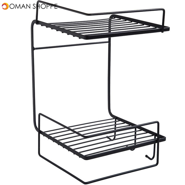 Storage Rack Bathroom Kitchen Toilet Wall Mounted  Shower Organizer for Home Kitchen Counter