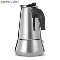 Stovetop Espresso Maker Stainless Steel Moka Coffee Pot