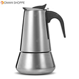 Stovetop Espresso Maker Stainless Steel Moka Coffee Pot