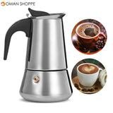 Stovetop Espresso Maker Stainless Steel Moka Coffee Pot