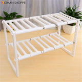 Superposition Shelf Multilayer Foldable Storage Racks Kitchen Shelving Holders Multi Use Organizer