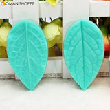 TC3773 Silicone Leaf Shaped Mold Fondant Cake 3D Silicone Mold Baking Decorating Tool