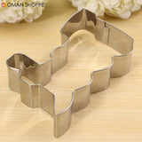 Train Shape Stainless Steel Cookie Cutter Cake Baking Mold 