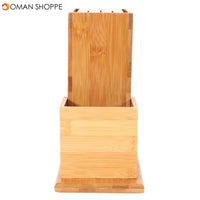 Universal Bamboo Cutter Utensil Holder Block Storage Rack Kitchen Organizer Tools