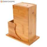 Universal Bamboo Cutter Utensil Holder Block Storage Rack Kitchen Organizer Tools