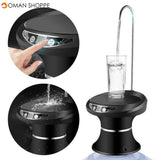 USB Charging Portable Drinking Water Pump Electric Dispenser with Tray