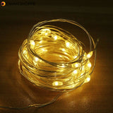 USB LED String Fairy Lights Remote Control 5M/10M/20M Copper Wire Garland Lamp