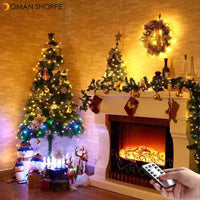 USB LED String Fairy Lights Remote Control 5M/10M/20M Copper Wire Garland Lamp