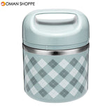 Vacuum Portable Stainless Steel Lunch Box Picnic Thermos Food Storage Container