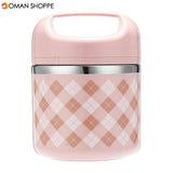 Vacuum Portable Stainless Steel Lunch Box Picnic Thermos Food Storage Container