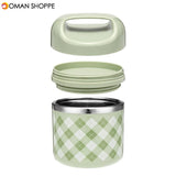 Vacuum Portable Stainless Steel Lunch Box Picnic Thermos Food Storage Container