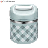 Vacuum Portable Stainless Steel Lunch Box Picnic Thermos Food Storage Container