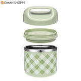 Vacuum Portable Stainless Steel Lunch Box Picnic Thermos Food Storage Container