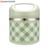 Vacuum Portable Stainless Steel Lunch Box Picnic Thermos Food Storage Container