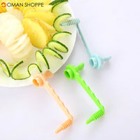  Vegetable Potato Carrot Spiral Slicers Potato Chips Cutter Vegetable Carved Flowers Kitchen Tools Vegetable Cutter