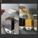 Wall Mounted Cereals Dispenser Grain Storage-1000/1500Ml Storage Containers