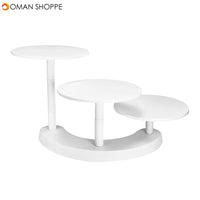 White 3 Tiers Cake Stands Plastic Cupcake Dessert Wedding Birthday Party Display Decorations