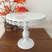 White Round Cake Cupcake Stand Modern Dessert Wedding Birthday Party Event Decor