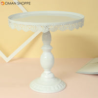 White Round Cake Cupcake Stand Modern Dessert Wedding Birthday Party Event Decor