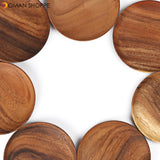 Whole Wood Pan Plate Fruit Dishes Saucer Tea Tray Dessert Dinner Bread Wood Plates Solid Wood Round