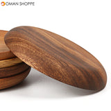 Whole Wood Pan Plate Fruit Dishes Saucer Tea Tray Dessert Dinner Bread Wood Plates Solid Wood Round