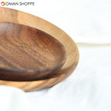 Whole Wood Pan Plate Fruit Dishes Saucer Tea Tray Dessert Dinner Bread Wood Plates Solid Wood Round