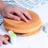 Wooden Handle Serrated Cake Knife Stainless Steel Kitchen Bread Knife Cake Cutter/Leveler Bread Slicer Cakes Cutting/Slicing 605